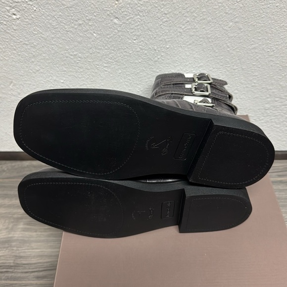 Franco Sarto Women's Argo Square Toe Buckle Crocodile - Picture 4 of 6